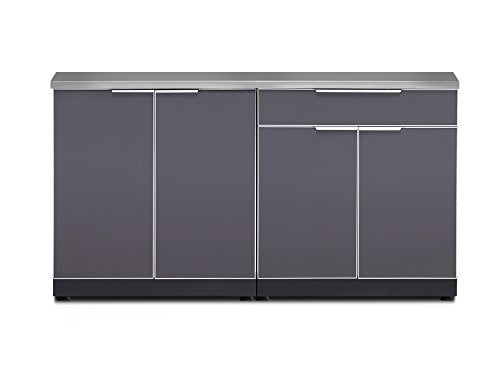 NewAge Products 65267 Outdoor Kitchen 64" W X 24" D 3 Piece Set