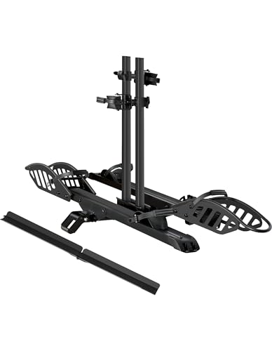Young Electric Ebike Rack with Ramp 200 lbs Hitch Mount Bike Carrier