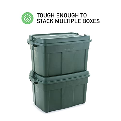 Rubbermaid 3 Pack High Top Storage Containers for Garage and Home Use, 37 Gallon