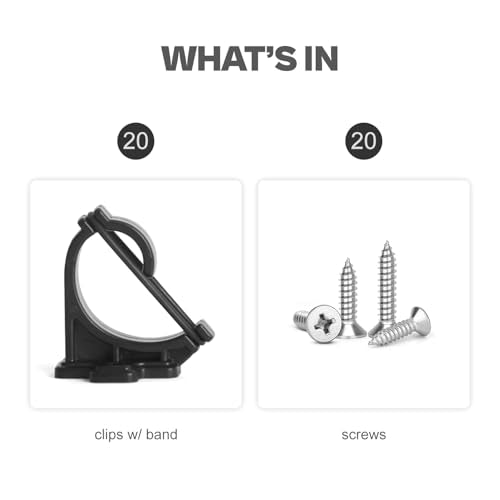 OJYDOIIIY Fishing Rod Rack Clips/Making Kit, Customize Your Own Fishing Rod Holders for Garage, Also for Billiards Pool Cue Rack
