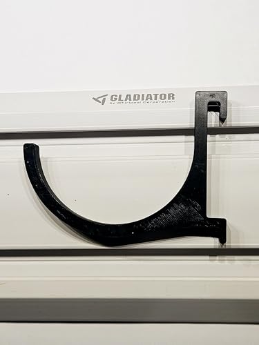 5-Pack J-Hook Set for Gladiator Gearwall and Geartrack Storage System, Various Sizes 1-5 Inch, Black, Made in USA