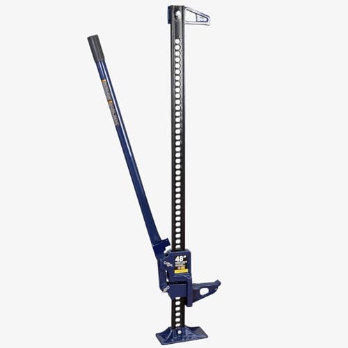 TCE ATR6501BU Torin 48" Ratcheting Off Road Utility Farm Jack, 3 Ton (6,000 lb) Capacity, Blue