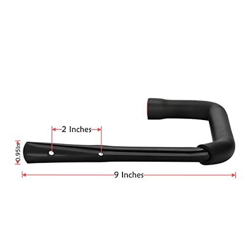 Naikozmo Garage Storage Ladders Hooks, 6 Pack Heavy Duty Utility Hanger, 9.8IN Wall Mount Rack Safely Holds 50 Pounds