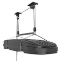 TRUSOON Ceiling Storage Hoist for Cargo Box - Heavy Duty Garage Storage Lift - Garage Pulley Lift System for Rooftop Carriers, Holds up to 150 lbs Capacity and Fit 10-14 Foot Tall Garage Ceilings