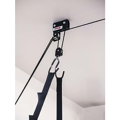 Extreme Max 3004.0204 Kayak/Canoe/Bike/Ladder Hoist & Lift for Storage in Shop or Garage - 120 lb. Capacity,Black