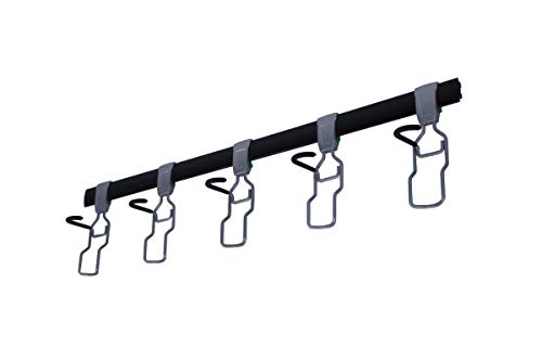 SafeRacks Bike Storage Rack Wall Mount Garage Bike Hanger for 5 Bicycles Adjustable Hooks Organize Bicycles in the Garage(5-bike hooks, holds 500lbs)
