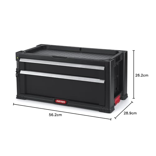 KETER TOOL CHEST tool box Unfitted Black