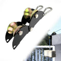 Heavy Duty Lifting Pulley System - Die-Cast Steel 1000LB Capacity, 180° Adjustable Angle Pulley with Hook, for Roof Top Lifting, Material Handling, Moving Heavy Objects
