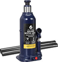 Torin 6 Ton (12,000 LBs) Hydraulic Welded Bottle Jack, Portable Jack with Pump Handle for Cas, Blue, AT90603BU