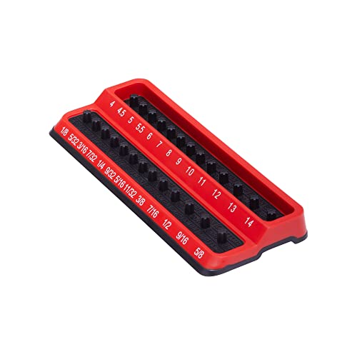 CRAFTSMAN Socket Peg Holder, Tool Tray Storage Organizer, 1/4 Inch Drive (CMMT99414)