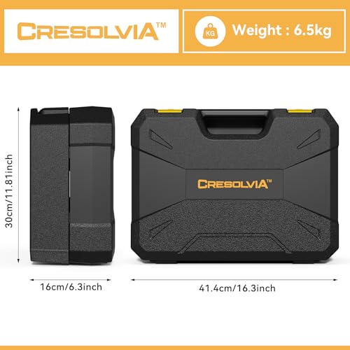 CRESOLVIA 328 Piece Tool Kit for Home,Hand Repair Tool Set,Toolbox Storage Case with Drawer,General Household/Auto Tool Kit,Perfect for Homeowner, DIY, Handyman