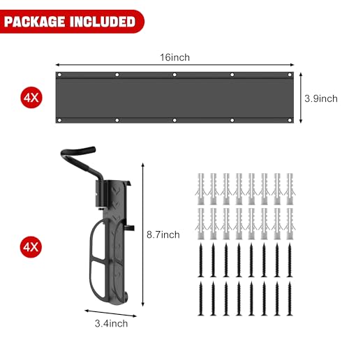 Ultrawall Swivel Bike Storage Rack, Adjustable Wall Mounted Bike Rack for Garage, Vertical Bike Hanger for Indoor Bicycle Storage, Space Saving Bike Holder