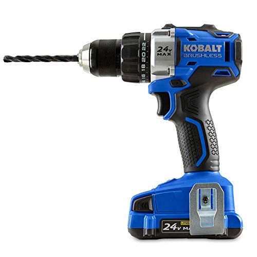 Kobalt 24-Volt Max Lithium Ion (Li-ion) 1/2-in Cordless Brushless Drill with Battery and Soft Case