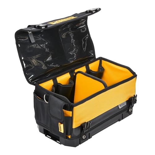 DEWALT TSTAK Tool Bag, 16-inch Durable Tote with Tool Organizer and Hard Bottom (DWST17623)