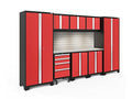 NewAge Products Bold Series Red 9 Piece Set, Garage Cabinets, 56292