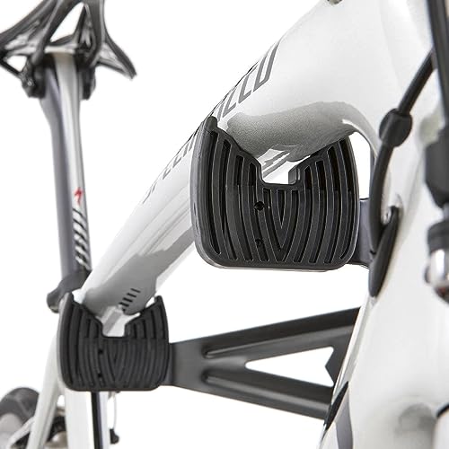 Feedback Sports | Velo Wall Rack 2D Bike Storage | Bicycle Hangar Mount W/Adjustable Arms | Road, Gravel, Mountain Bike Compatible | For Garage, Apartment, Shed | Black