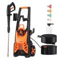 VEVOR Electric Pressure Washer, Max 4500 PSI 3.2 GPM, High-Power Cleaner with Foam Cannon & 4 Nozzles for Driveways, Cars, Fences, Patios, Home Cleaning
