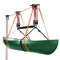 TRUSOON 2026 Heavy Duty Elite Canoe Hoist for Garage Ceiling, Kayak Storage Lift Pulley System with Safety Straps for Rooftop Tent, Holds up to 250 lbs Capacity, Fits 10-18 Foot Ceilings, Black