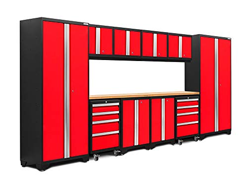 NewAge Products Bold Red 12 Piece Set, Garage Cabinets, 50632
