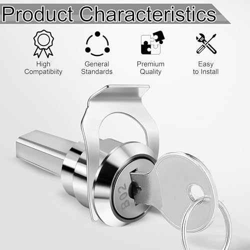 1 Pack Toolbox Locks with Keys, Replacement for Husky Tool Chests, Cabinets, Drawers & Industrial Storage Units Tool Chests ﻿ (1 Pack Toolbox Locks with Keys)