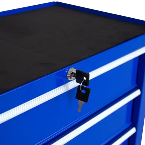 Torin 5 Drawer Tool Chest on Wheels, Rolling Garage Tool Storage Cabinet Workshop Organizer with Locking System for Garage, Warehouse, Workshop, Repair Shop