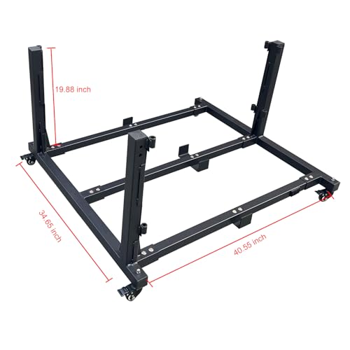 SUNPIE Sliding Door Storage Hanger Rack with Dust Cover Movable Car Door Holder Cart Compatible with 2007-2025 Wrangler JK JKU JL Gladiator