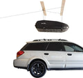 HARKEN Hoister Lightweight Cargo Carrier Overhead Garage Storage 4-Point Hoist System for 60lb Carriers, Kayaks, Canoes, Storage (60lb max load,16ft.Ceiling), Model 7801.16