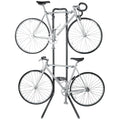 Rugged 2 Bike Rack for Garage & Home by Delta Cycle – No Drilling Required – Fully Adjustable Gravity Storage Rack for Any Style Bicycle – Leaning Wall Rack Holds Up to 100 lbs