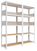 HOMEDANT 32" W Pegboards Storage Rack 5-Tier Heavy Duty Boltless Metal Utility Shelving Unit for Pantry Garage 2Pack