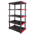 CX Craftsman 5-Tier Highly Durable Storage Rack, 5 Shelves That Support up to 200lbs/shelf, Organization and Storage, Weather-Resistant Design, Easy Assembly, American Made (72.3”H x 40”W x 24”D)
