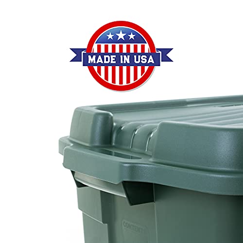 Rubbermaid 3 Pack High Top Storage Containers for Garage and Home Use, 37 Gallon