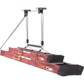 TRUSOON Ladder Storage, Larger Pulley Ladder Hoist, Self Locking Function Ladder Hanger, Garage Ceiling Mount Lift System for Kayak, Cargo Box, Canoe, Bike,Fit 10-14 Foot Ceilings, Hold 150 lbs