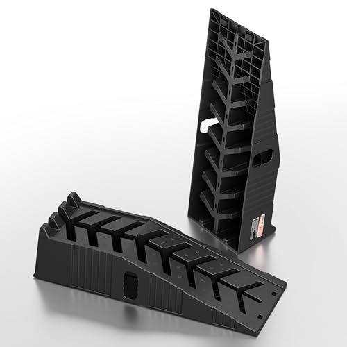 TOWKING 16000lb Stackable Heavy Duty Car Ramps for Oil Change,Save 50%Space