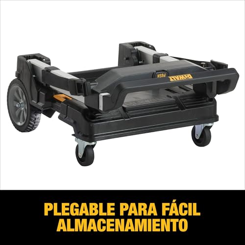 DEWALT TSTAK Trolley Cart with Handle, Swivel 360°, Capacity of Up to 200 lbs (DWST17888)
