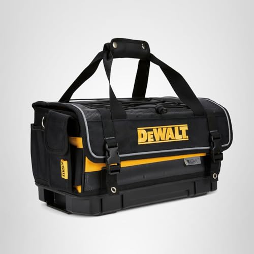 DEWALT TSTAK Tool Bag, 16-inch Durable Tote with Tool Organizer and Hard Bottom (DWST17623)