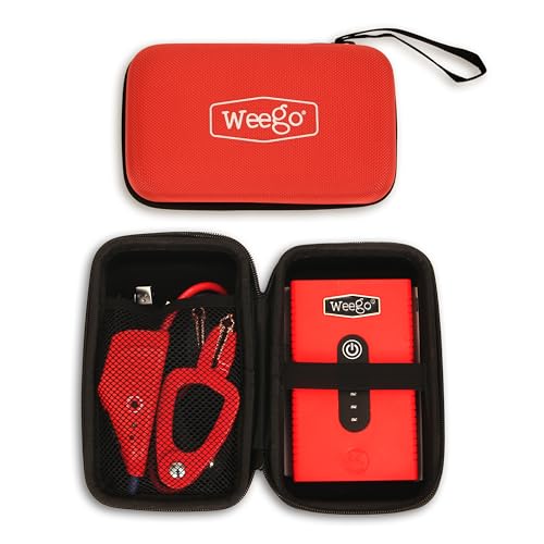 Weego 44s: 2100A Self-Use 12V Lithium Car Battery Jump Starter – USA-Engineered Safe Replacement for Jumper Cables - Car Jumper Starter Portable for 7L Gas and 3.5L Diesel Engines (N44s)