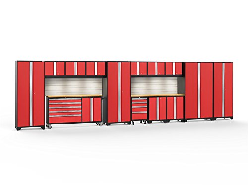 NewAge Products Bold Series Red 15 Piece Set, Garage Cabinets, 56539