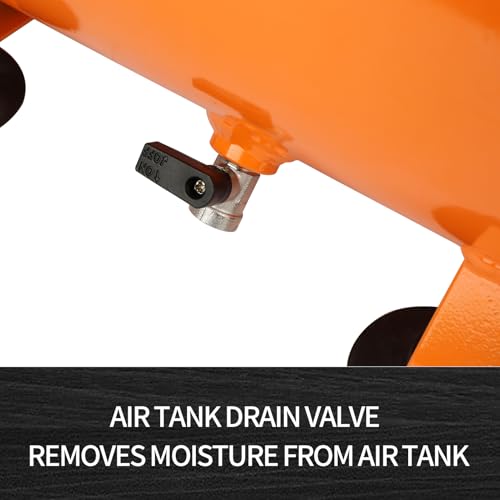 FORNAX 3 Gallon Portable Air Compressor, 110 PSI Hot Dog Air Compressor, Oil Free