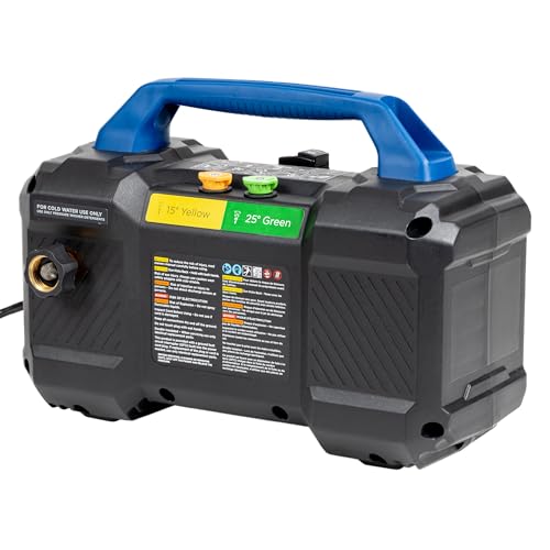 Westinghouse ePX3100v Electric Pressure Washer, 2100 Max PSI 1.76 Max GPM, Built-in Carry Handle, Detachable Foam Cannon, Pro-Style Steel Wand, 3-Nozzle Set, for Cars/Fences/Driveways/Home/Patios