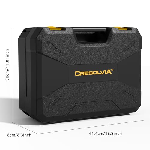 CRESOLVIA 328 Piece Tool Kit for Home,Hand Repair Tool Set,Toolbox Storage Case with Drawer,General Household/Auto Tool Kit,Perfect for Homeowner, DIY, Handyman