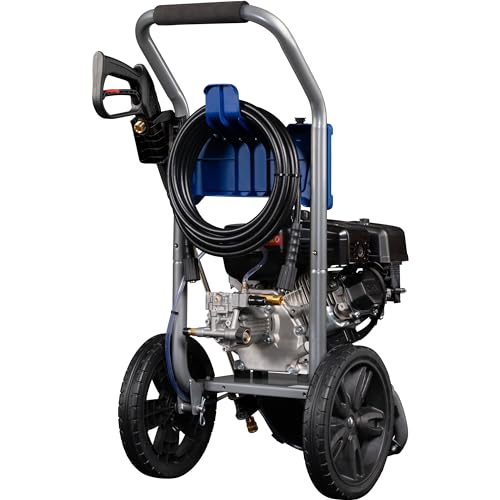 Westinghouse WPX3400 Gas Pressure Washer, 3400 PSI and 2.6 GPM, Onboard Soap Tank, Spray Gun and Wand, 5 Nozzle Set, for Cars/Fences/Driveways/Homes/Patios/Furniture
