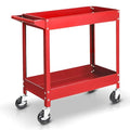 BIG RED 300 LBs Capacity 2 Shelf Steel Service Utility Cart, APTC304R