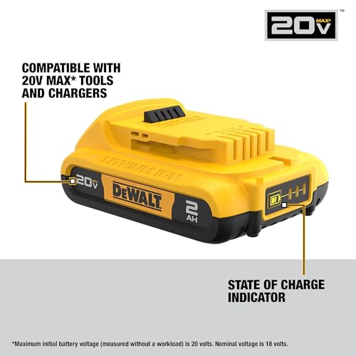 DEWALT 20V MAX Cordless Drill and Impact Driver, Power Drill Brushless 2-Tool Power Tool Combo Kit, Includes 2 Batteries, Charger and Bag (DCK277D2)