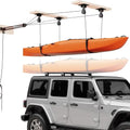 Pacikwest Kayak Hoist for Garage Ceiling, 180 lb Kayak Pulley System for Garage, Heavy Duty Kayak Storage Hoist for 8-16Ft Ceiling,Canoes Lift Storage System