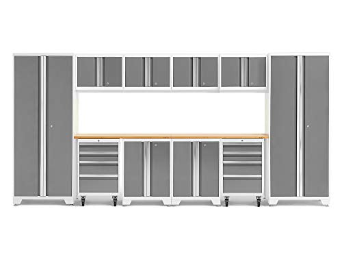 NewAge Products Inc. Bold Series White 12 Piece Set, Garage Cabinets, 56917