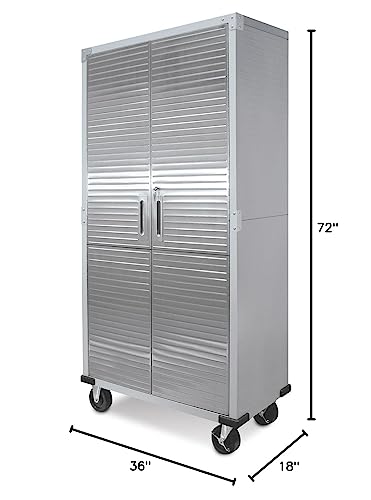 UltraHD Tall Storage Cabinet - Stainless Steel 2 Pack