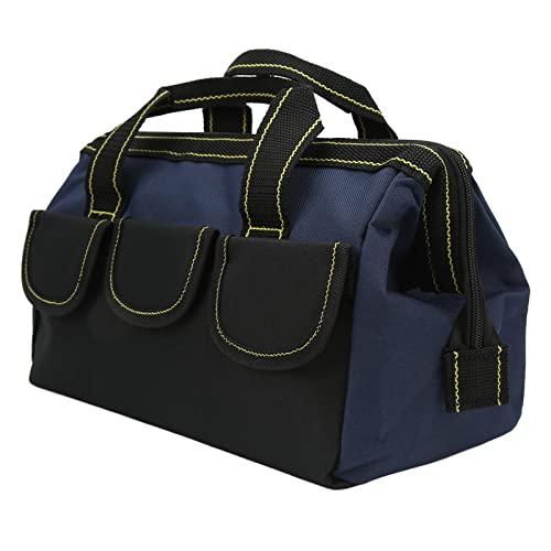 Saluaqui 24 Inch Inch Tool Bag Husky Tool Bag Hea 18in Duty Storage Wide Mouth Handbag for Workshop Home Multi Pockets Easy Access Design
