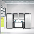 Seville Classics UltraHD 5-Piece Storage Cabinet System with Workbench