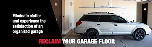 HARKEN Hoister Lightweight Cargo Carrier Overhead Garage Storage 4-Point Hoist System for 60lb Carriers, Kayaks, Canoes, Storage (60lb max load,16ft.Ceiling), Model 7801.16