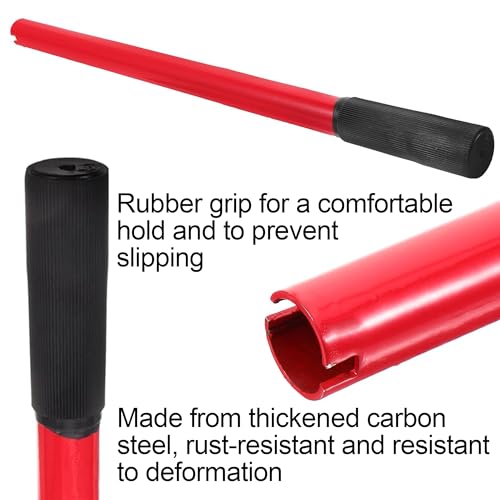 14.5" Floor Jack Handle Replacement: Hydraulic Jack Handle Replacement for 2-3 Ton Car Accessories Garage Shop Tool, One-Piece Steel Extension Rod for Horizontal Car
